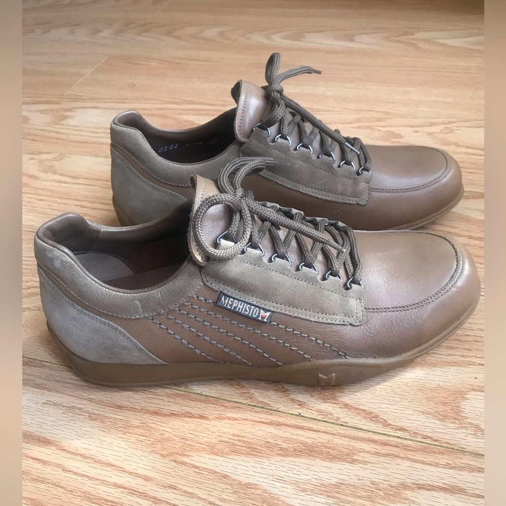 Men’s Mephisto Original Air Relax Lace up Walking Shoes US 8